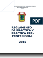 Reglamento de Práctica 2015