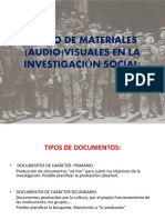 El uso de materiales audiovisuales en la investigación social