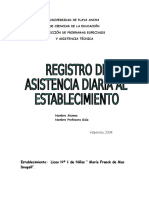 Registro de Asistencia Diaria