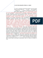 Modelo de Procuração Pública - AGUA E ENERGIA DE APARTAMENTO