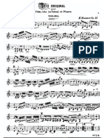 Trio For Piano, Flute and Violin, Op.75 (Kummer, Kaspar) Violin