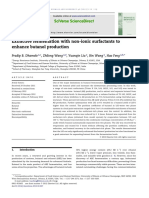 Extractive Fermentation With Non-Ionic Surfactants To Enhance Butanol Production