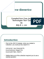 Java Generics: Compiled From Core Java