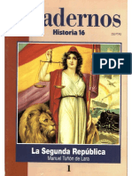 Cuadernos Historia 16, Nº 001 - La Segunda República PDF