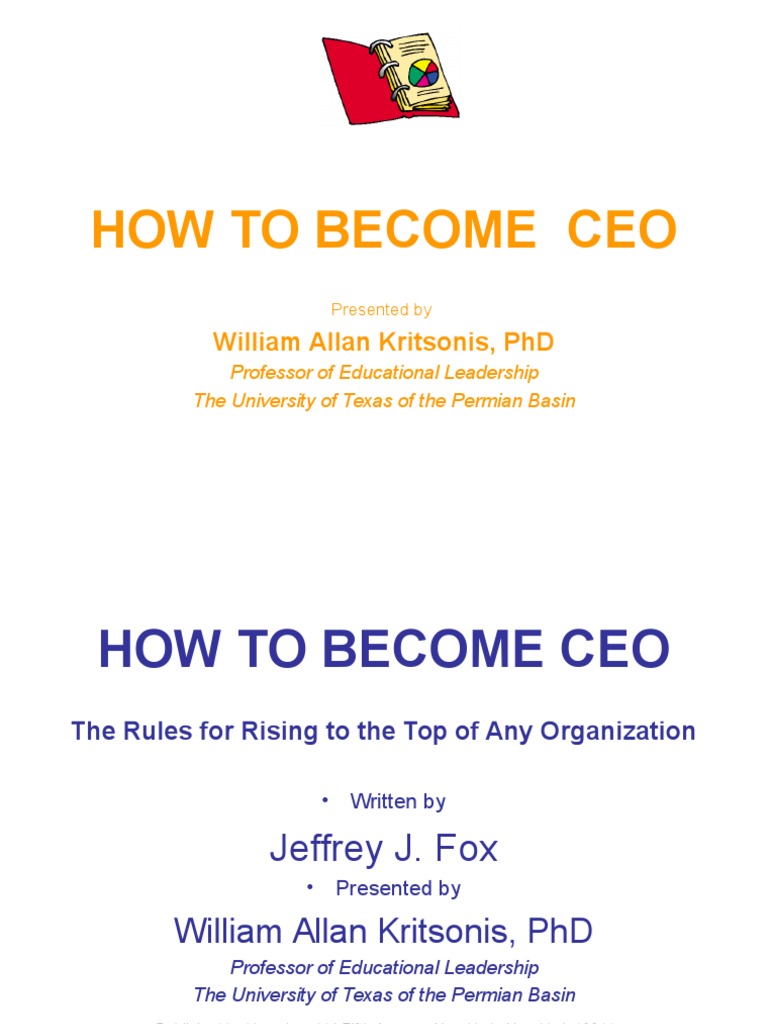 Steps to Becoming a CEO | PDF | Employee Benefits | Employment