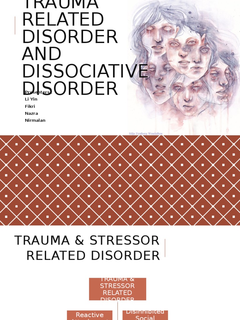 Tutorial 9 Trauma Stressor Related and Dissociative Disorder | PDF ...