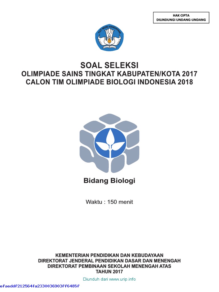 Soal Osk Biologi 2017 Pdf