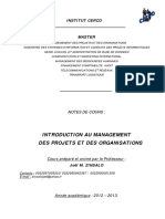  Management Des Projets et des Organisations