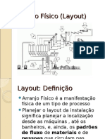 Lay Out Arranjo Fisico
