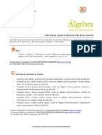 Álgebra Para Eco Bibliografia 2 2016