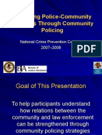 Improving Police Community Relations Through Community Policing