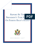 Report by the President Task Force on Puerto Rico Status, Dec-2007