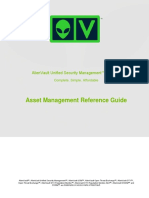 AlienVault Asset Management Reference Guide