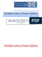 Variable Load On Power Stations PRINTABLE