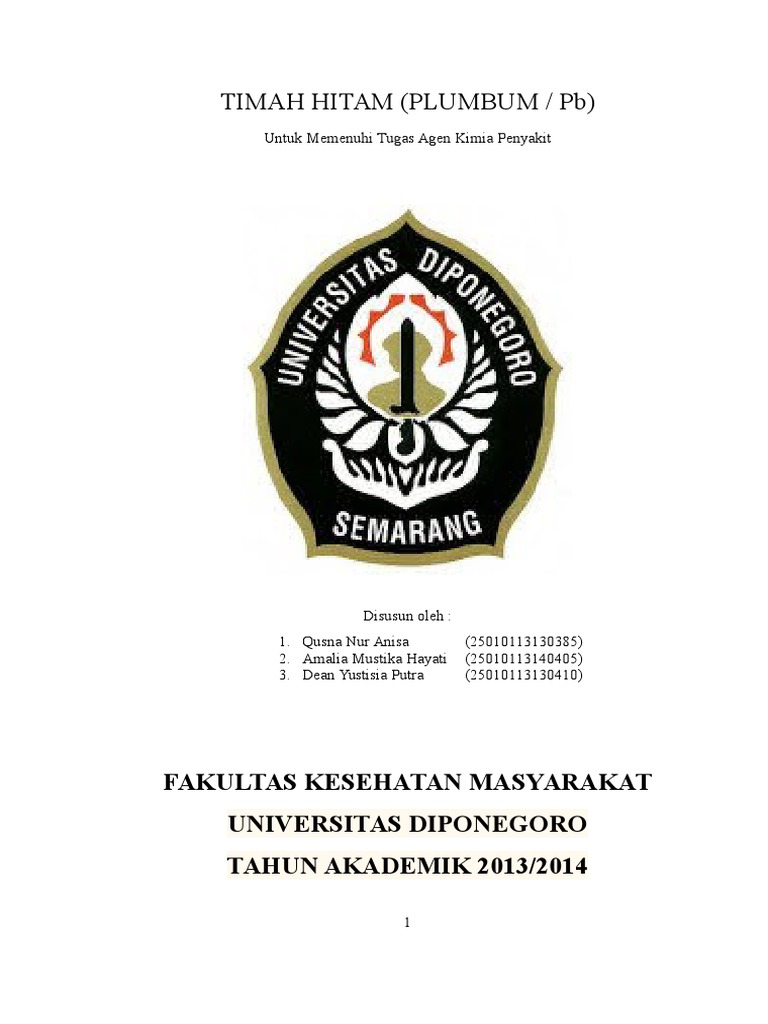 Timah Hitam PDF