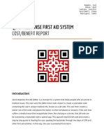 Quick Response First Aid System: Cost/Benefit Report