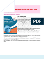 5. Properties of Matter & Shm