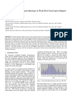 Empirical Design of Span Openings in Weak Rock Based Upon Support Type Employed PDF