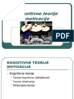Kognitivne Teorije Motivacije PDF
