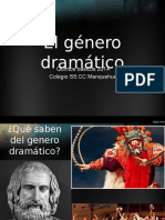 Orígenes y características del género dramático