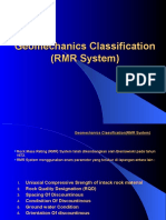 Geomechanics Classification ( RMR SYSTEM)