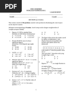 Ujian 1 matematik tingkatan 4
