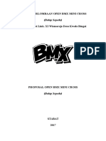 Panitia Perlombaan Open BMX Mini Cross