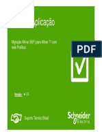 Nota de Aplicação. Migração Altivar 58(F) Para Altivar 71 Com Rede Profibus. Suporte Técnico Brasil. Versão- 1.0