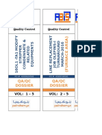 Qa/Qc Dossier Qa/Qc Dossier: VOL: 1 - 5 VOL: 2 - 5