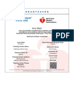 Studentcertificatefirst Aid