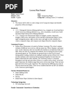 2nd Grade Lesson Plan: Telling Time | PDF | Lesson Plan | Sharing