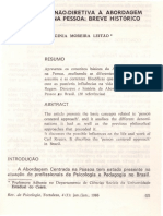 Da Teoria Não-Diretiva A Abordagem Centrada Na Pessoa