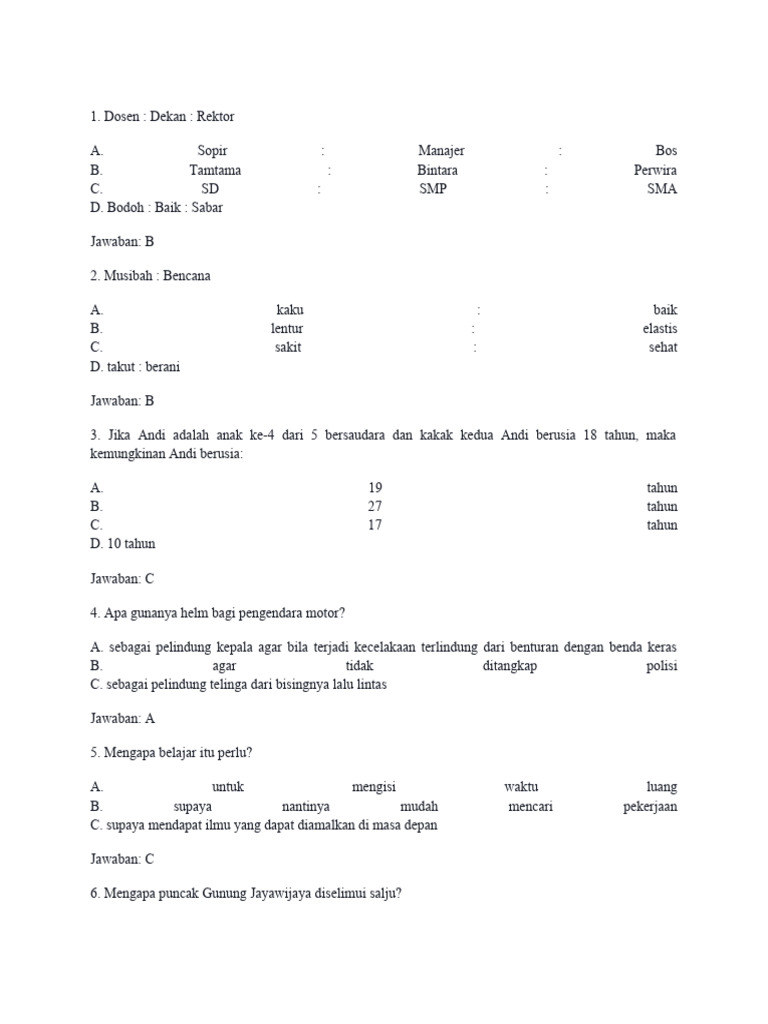 Bahan Tes Perbankan Docx