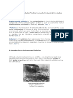 Environmental Pollution - ChE 530