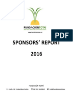 sponsors report 2016