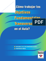 Como Trabajar Los Objetivos Fundamentales Transversales en El Aula