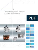 WEG Capacitores para Correcao Do Fator de Potencia 50009818 Catalogo Portugues BR