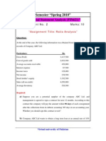 Semester "Spring 2010": "Financial Statement Analysis (FIN621) "