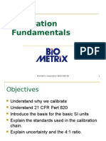 Biometrix Calibration Fundamentals