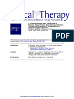 A Systematic Review of The Effectiveness of Exercise, Manual Therapy, Electrotherapy, Relaxation Training, and Biofeedback in The Management of Temporomandibular Disorder