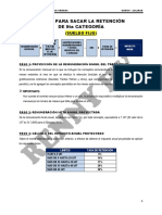 Retención de 5ta Categoría Mensual (Sueldo Fijo)