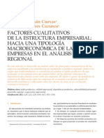 Factores Cualitativos de La Estructura Empresarial