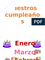 Meses Del Año para Cumpleaños