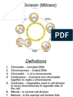 Cell Division Mitosis 4 17 17 For Guided Notes Powerpoint