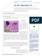 El Rincón de Soluciones TV - Circuito Probador de Control Remoto