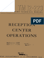 (1944) TM 12-223 Reception Center Operations