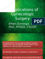 Complications of Gynecologic Surgery