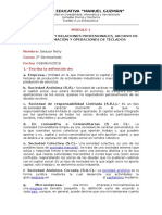 Elaboración y Presentación de Documentos e Información