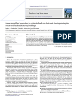 A New Simplified Procedure To Estimate Loads On Slabs and Shoring During The Construction of Mulstistorey Buildings