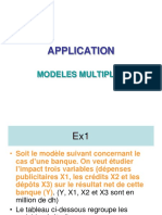 1-4- APPLICATION Modele Multiple